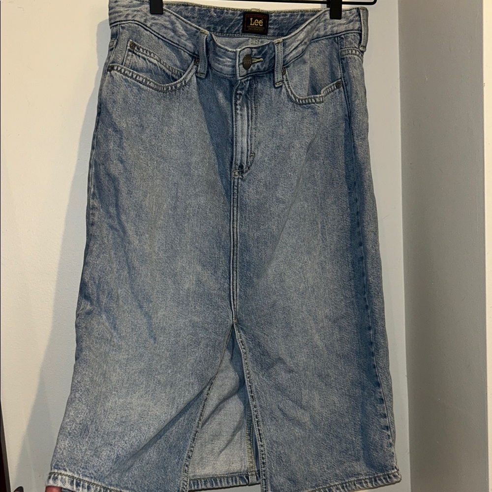 LEE denim midi skirt vintage